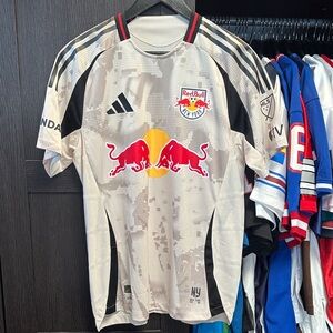 Daniel Edelman New York Red Bulls adidas 2025 Stone Kit Authentic Jersey - Tan